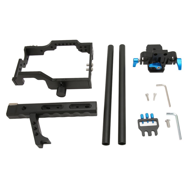 Camera Video Cage Lightweight Aluminum Alloy Camera Cage Rig with