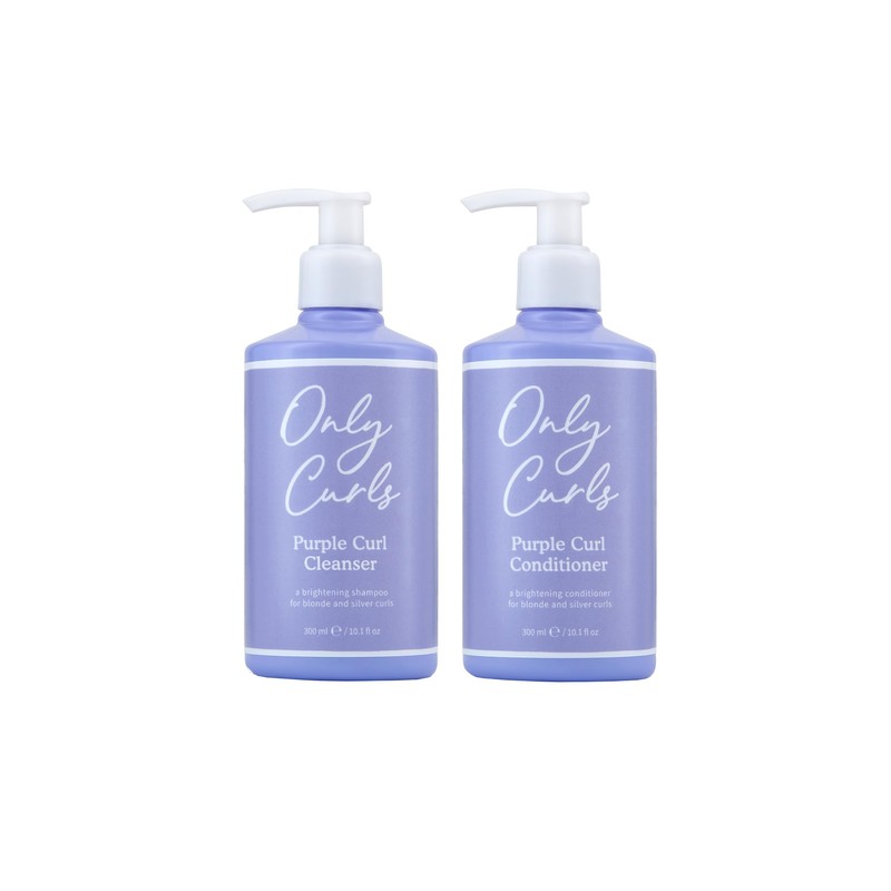 Only Curls Purple Curl Cleansing Bundle – Brighten Blonde &