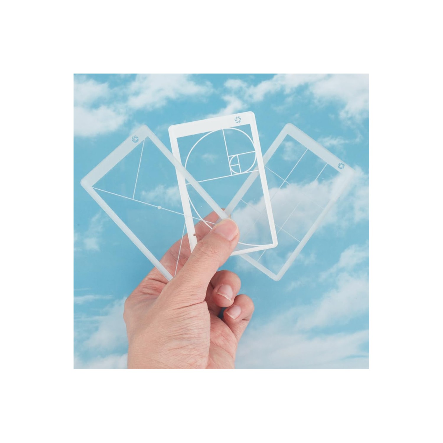 DELORIGIN 3pcs Golden Ratio View Finder 3 Styles Photo Composition Tool ...