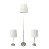Litex Industries: Traditional Table 3 Piece Floor and Table Lamp