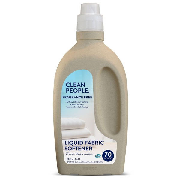The Clean People Liquid Fabric Softener - Softens & Removes