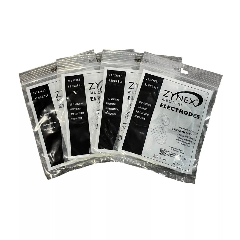 Zynex Medical Tens Unit Electrodes 2" Round Pads - 4