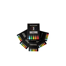 3 Questions Conversation Cards, A Card Game for Overthinkers - an Ice Breaker Card Game to Encourage One-On-One Discussion and Challenge Your Perspective