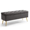 ASHOMELI 45.6 Inches Storage Ottoman Bench, End of The Bed