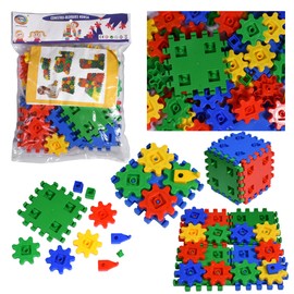 Korsa TC8048 engranes estructuras de transmision| Juego Educativo| Juego de ensamble| Juegos para niños y niñas| Bloques de construcción| Juegos de construcción| Regalos para niños y niñas