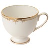 Narumi 51060-2491 Cup Saucer, Fine Pearl Accent Arabesque Gold, Gold,