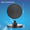 High Pressure Rain Shower Head, 6 Inch Round Fixed Shower