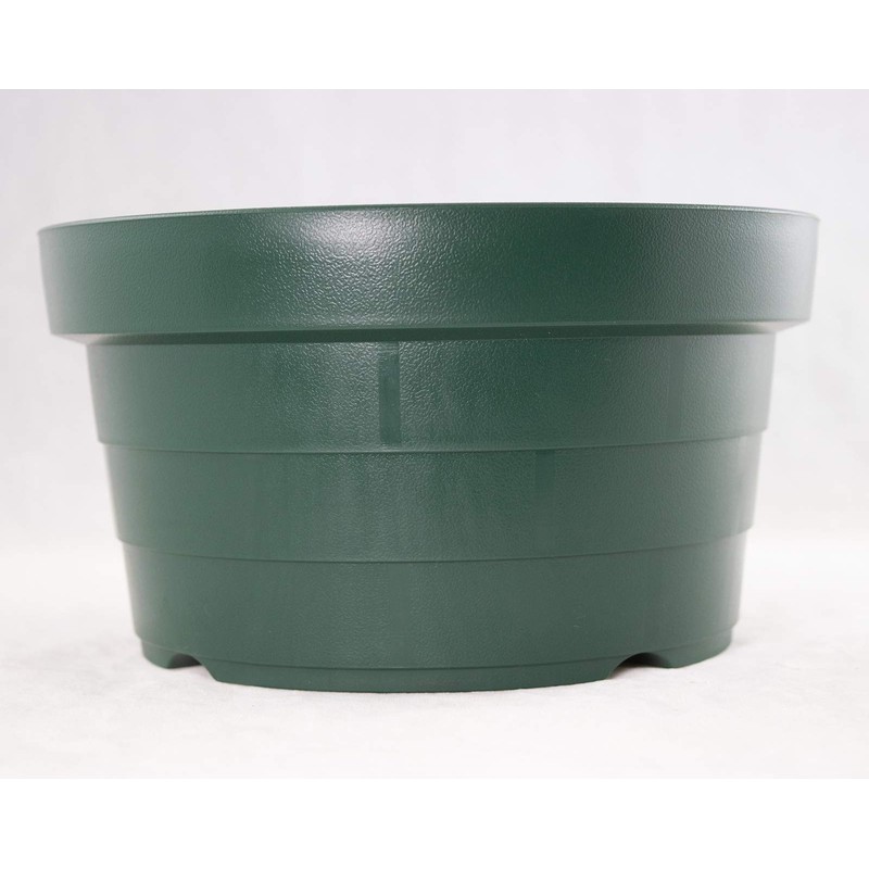Calibonsai Japanese Heavy Duty Round Green Plastic Bonsai Training Pot