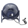 Small Air Circulator Fan 2 Adjustable Speed Blue Portable Rechargeable