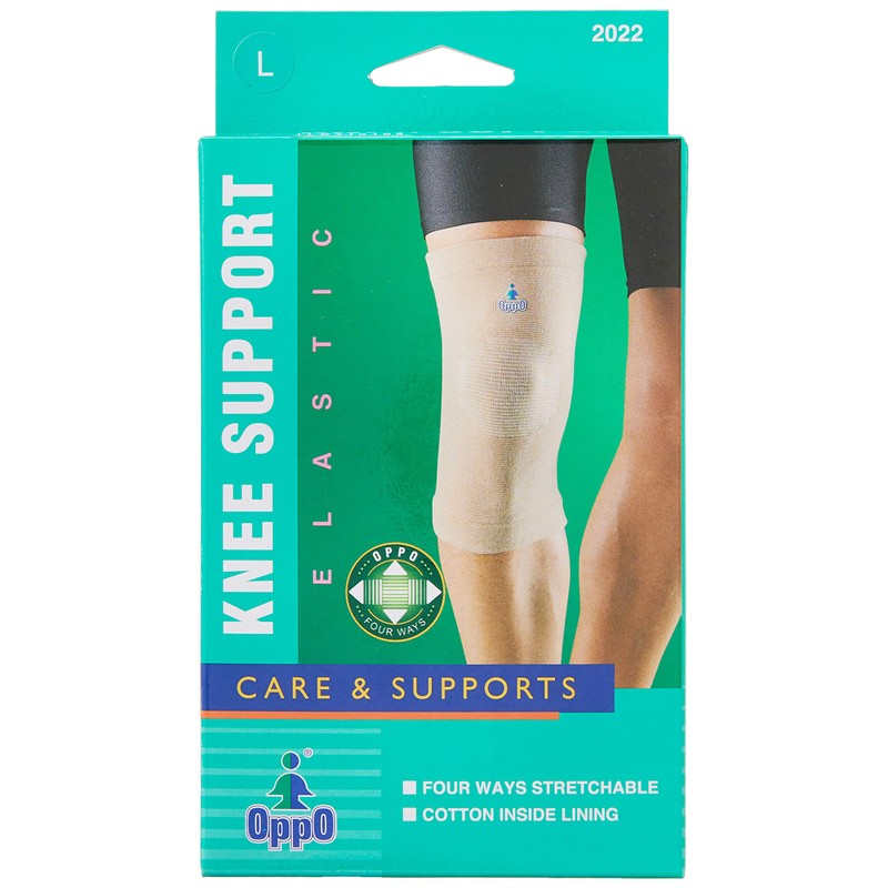 OPPO ELAST KNEE Brace 2022 L, Beige