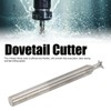Dovetail End Mill Cutter High Hardness Alloy 5mm 4 Flutes