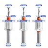 Mesee 5 Pieces Countersink Drill Bits with Depth Stop, 8mm