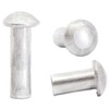 M3 (3mm x 8mm) Aluminium Solid Round Head Rivets DIN