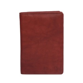 zmoka Travel Document Folder Made of Soft Leather with RFID Protection - Card Folder (Selection), brown, Document folder