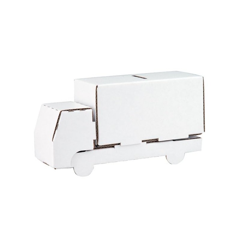 Hacomo 6618 Hacomo Kids Vehicle Truck Cardboard Craft Kit