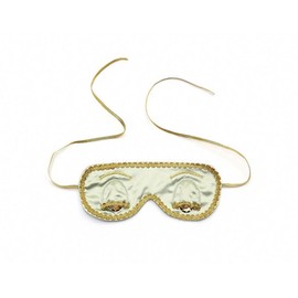 Hudiefly Audrey Style Silk Sleep Eye Mask - Inspired by The Iconic Audrey Hepburn Sleep Costume (Pale Moss)