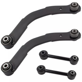 BOXI 4PCS Rear Upper & Lower Control Lateral Arms For Jeep Compass Patriot (MK) 07-17