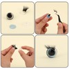 20pcs Doll Eyelashes, 5 Sizes Safety Eyelash Doll Lashes for