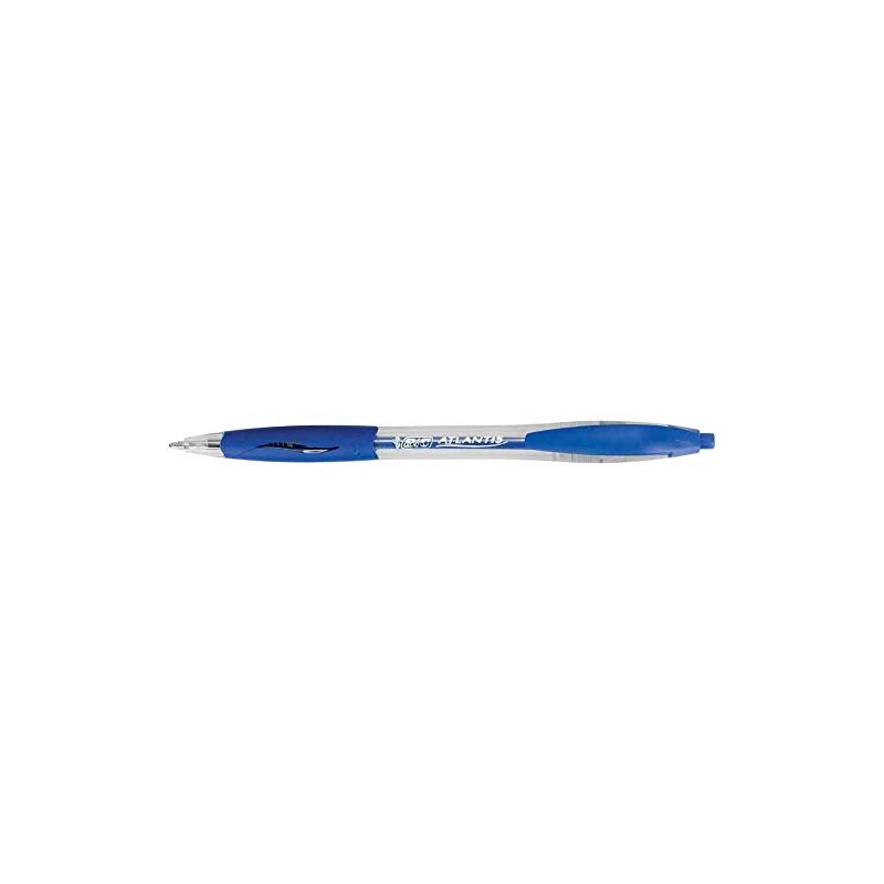 BIC 6 x Atlantis Classic Retractable Ballpoint Pens Medium Point