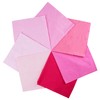 7 Pieces Solid Color Square Twill Cotton Fabric 10cm Quarter