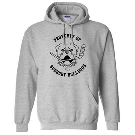 SHORESY Property of Sudbury Bulldogs Heavyweight Hoodie - Sport Grey, Small