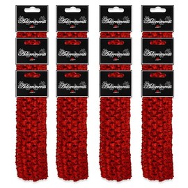 Expo International Pack of 12 Crochet Stretch Headband, Red