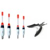 blntackle76 Set of 4 x Jenzi glow stick floats pre-leaded