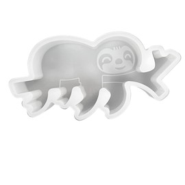Sloth Car Freshie Silicone Mold for Scented Aroma Beads 2x4.75x1” Freshies Molds Resin, Car Candle, Soap, Freshie Oven Safe Heat Resistant to 400 F Animal Zoo Monkey