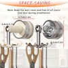 Aotuse 4Pcs Suction Cup Hooks 360° Rotating Heavy Duty Hanging