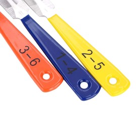 Bnineteenteam 3PCS Guitar Nut File Set, Guitar Luthier File Nail Puller Repair Tool Stainless Steel Guitar Fret File for Guitar Bass Mandoline Banjo Ukulele Performance Accessory