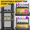 LarFaFa 3-Tier Adjustable Dumbbell Rack, Weight Rack for Home Gym