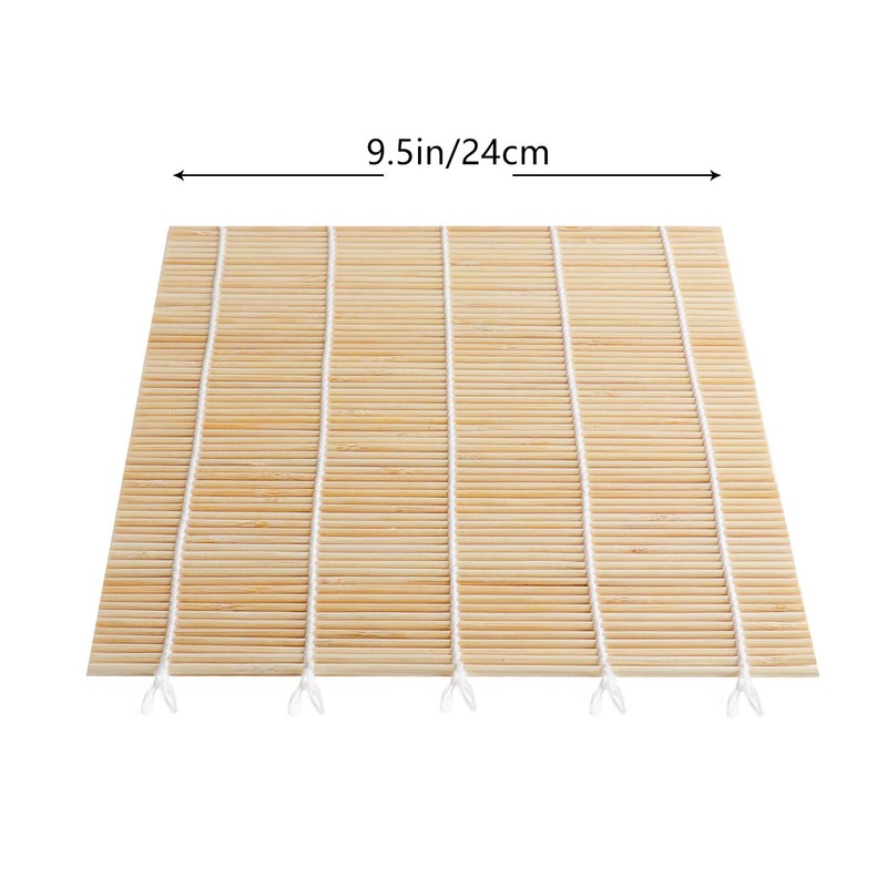 FUNGYAND Bamboo Sushi Rolling Mat with 2 Pairs of Chopsticks