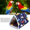 Warm Bird Nest Soft Thickened Foldable Bird Hanging Bed Toy