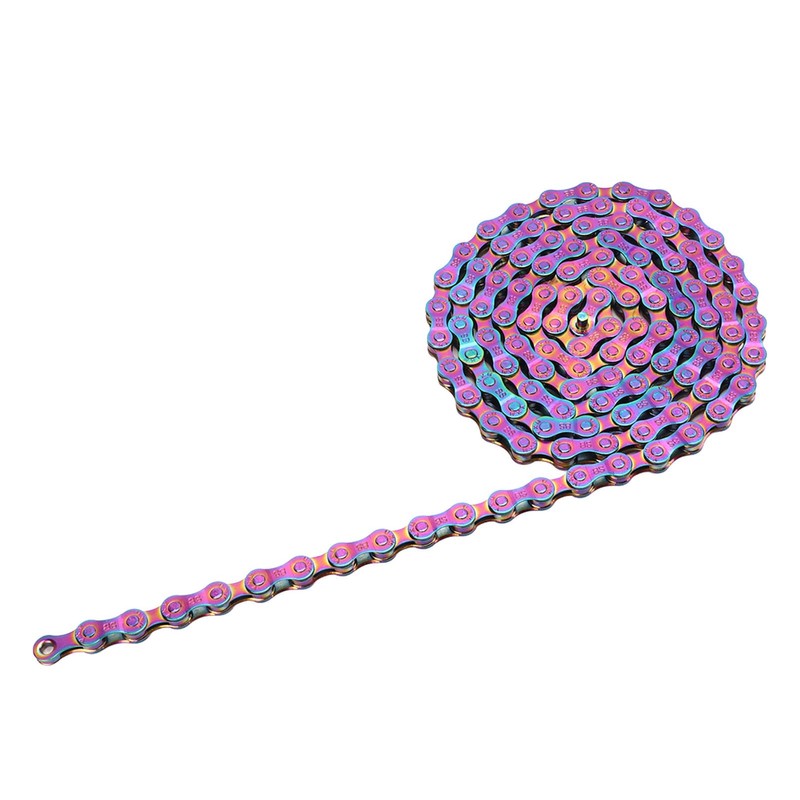 Bike Chain, 6 7 8 Speed Rust Proof Colorful Rainbow
