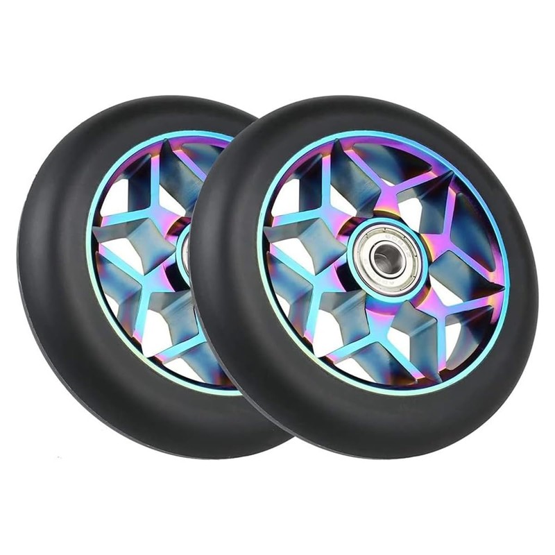 Tiardey Pack of 2 110mm Scooter Wheels Aluminium Core Wheel