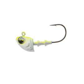6th Sense Crappie Jig Heads - Crappie Fishing Lures (Chartreuse Minnow, 1/16oz. #4 (5pk))