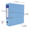 Oxford Premium A4 Lever Arch File, Light Blue Single Folder,