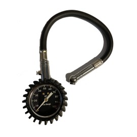 Accurate Tire Pressure Gauge - (0-100 PSI) Heavy Duty Large 2 Inch Easy to Read Glow in Dark Gauge Low - High Premium Air Pressure Gauge Tire Gauge for Cars Motorcycles Trucks