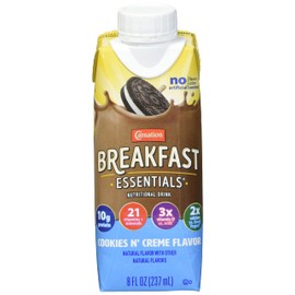 Carnation Breakfast Essentials Cookies N Creme, 8 Fl oz (Pack Of 6)