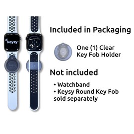 Keysy Key Fob Holder for Watch Band RFID (Clear)