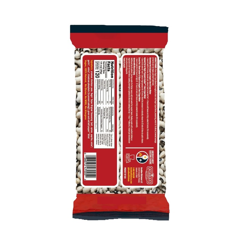 Seasoned Blackeye Beans 16 oz Ragin' Cajun (Pack of 6)