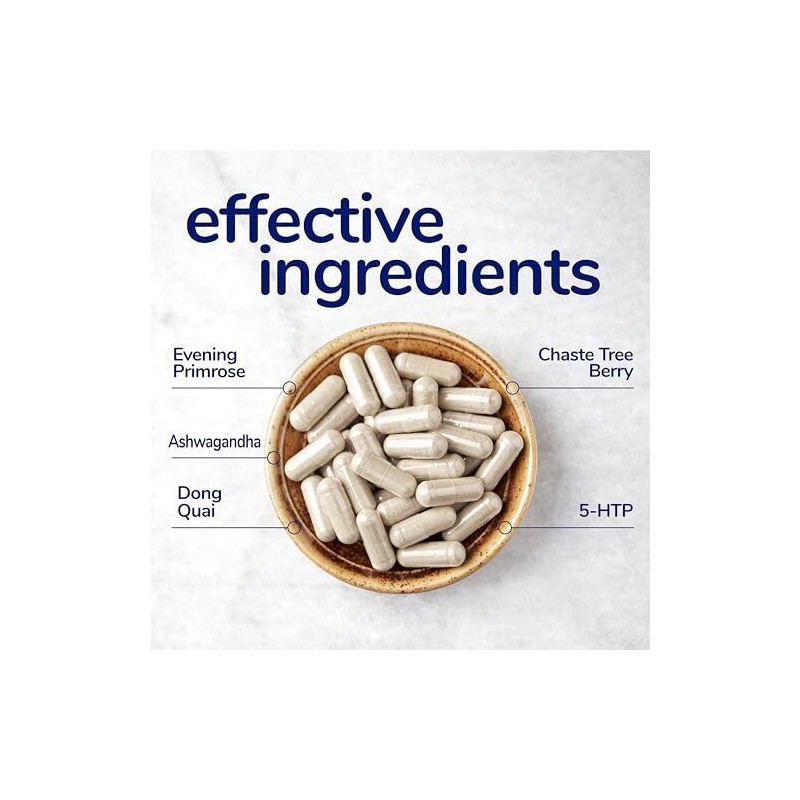 Her Own PMS Support Capsules Natural Relief for Cramps Mood