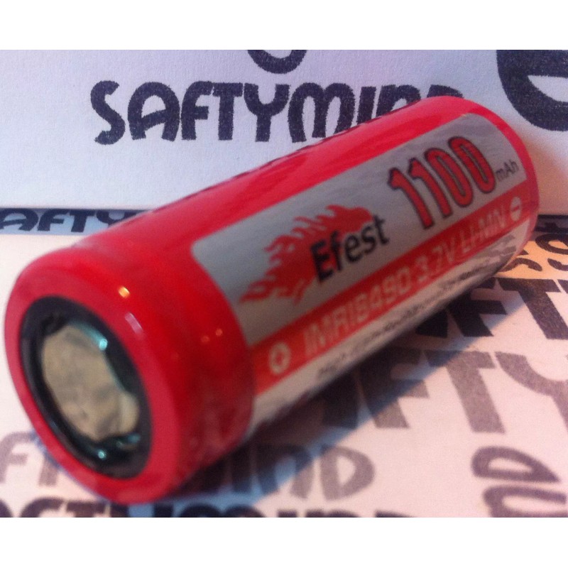 Efest Brand New IMR 18490 1100mAh 3.7V Rechargeable LiMn High