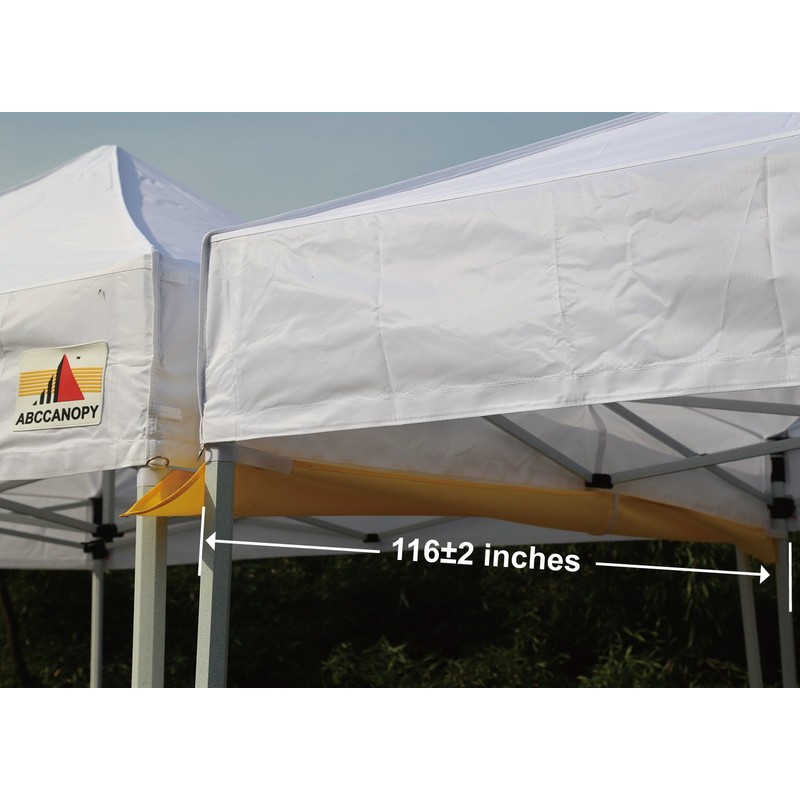 ABCCANOPY Canopy Accessories 10 Foot Canopy Rain Gutter/Light Gutter for