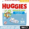 Huggies Natural Care Scented Baby Wipes 3 Packs (168 Total)
