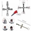 3Pcs Universal Utility Cross Key Included Square Key Triangle Key