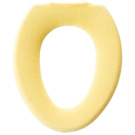 オカ(OKA) Provence Ciel Toilet Seat Cover, O-Type Exclusive Type, Yellow (Washable, Stylish, Cute, Scandinavian)