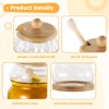 Epicover 2Pcs Honey Pot with Dipper & Sealed Lid 14.2