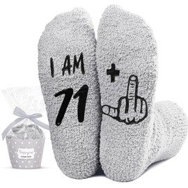 HAPPYPOP 72nd Years Old Birthday Gifts for Men - Socks for 72 Birthday, Best Gifts for 72 Year Old Man, 72 Year Old Gifts