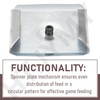 6v Spinner Plate for Deer Feeder, Heavy Duty 6-Volt Spinner